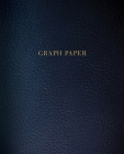 Graph Paper: Executive Style Composition Notebook - Dark Blue Leather Style, Softcover - 7.5 x 9.25 - 100 pages (Office Essentials) Cover Image