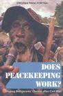 Does Peacekeeping Work?: Shaping Belligerents' Choices After Civil War By Virginia Page Fortna Cover Image