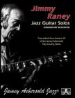 Jimmy Raney Jazz Guitar Solos -- Standard and Tab Notation: Transcribed from Volume 29 of the Jamey Aebersold Play-A-Long Series Cover Image