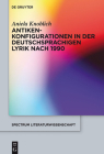 Antikenkonfigurationen in der deutschsprachigen Lyrik nach 1990 (Spectrum Literaturwissenschaft / Spectrum Literature #44) By Aniela Knoblich Cover Image