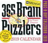 Mensa 365 Brain Puzzlers Page-A-Day Calendar 2019 By Fraser Simpson Cover Image