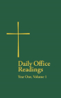 Daily Office Readings Year 1: Volume1 By Church Publishing Cover Image