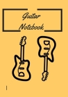 Guitar Notebook: MUSIC NOTEBOOK FOR MUSICIANS, tabs, 120 pages, composition, wokbook, beautiful gift By Just Diary Cover Image