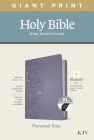 KJV Personal Size Giant Print Bible, Filament Enabled Edition (Leatherlike, Peony Lavender, Indexed) By Tyndale (Created by) Cover Image