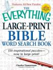 The Everything Large-Print Bible Word Search Book: 150 inspirational puzzles - now in large print! (Everything®) Cover Image