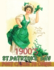 1900s st patricks day post cards to color: (Coloring Book for Relaxation) Cover Image