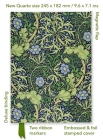 William Morris: Seaweed (Foiled Quarto Journal) (Flame Tree Quarto Notebook) By Flame Tree Studio (Created by) Cover Image