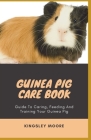 Guinea Pig Care Book: Guide To Caring, Feeding And Training Your Guinea Pig Cover Image