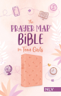 The Prayer Map Bible for Teen Girls NLV [Coral Dandelions] (Faith Maps) By Compiled by Barbour Staff Cover Image