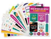 Planner Stickers Wake Up Kick Ass By Inc Peter Pauper Press (Created by) Cover Image