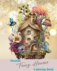 Moonlit Fairy Houses Coloring Book Cover Image