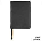 Lsb Giant Print Reference Edition, Paste-Down Black Cowhide By Steadfast Bibles Cover Image