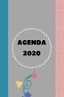 Agenda 2020: planificador anual mensual semanal 2020 I organizador mensual Cover Image