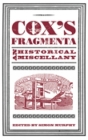 Cox's Fragmenta: An Historical Miscellany Cover Image
