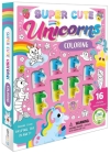 Super Cute Unicorns Coloring Set: with 16 Stackable Crayons By IglooBooks, Pamela Barbieri (Illustrator) Cover Image