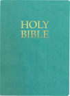 Kjver Holy Bible, Large Print, Coastal Blue Ultrasoft: (King James Version Easy Read, Teal, Red Letter) Cover Image