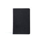 KJV Thinline Bible, Black Genuine Leather Cover Image