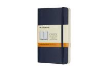 Moleskine Classic Notebook, Pocket, Ruled, Sapphire Blue, Soft Cover (3.5 x 5.5) By Moleskine Cover Image