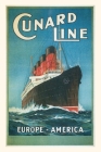 Vintage Journal Europe-America Cunard Line Travel Poster Cover Image