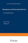 Euro-Asian Management and Business I: Cross-Border Issues (Mir Special Issue) Cover Image