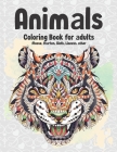 Animals - Coloring Book for adults - Moose, Marten, Sloth, Lioness, other By Shanna Henry Cover Image