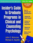 Insider's Guide to Graduate Programs in Clinical and Counseling Psychology: 2016/2017 Edition Cover Image