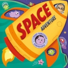 Space Adventure: Peep-through Surprise Lift-a-Flap Board Book By IglooBooks, Natasha Rimmington (Illustrator) Cover Image