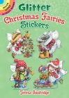 Glitter Christmas Fairies Stickers (Dover Sticker Books) Cover Image