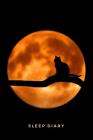 Sleep Diary Full Moon Cat By Golding Notebooks Cover Image