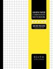 Graph Paper Composition Notebook: Grid Graphing Paper, 4x4 Quad Ruled, 4 Squares/Inch (Large, 8.5x11 in.) By Joyful Journals Cover Image