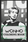 Wonho Coloring Book: Humoristic and Snarky Coloring Book Inspired By Wonho Cover Image