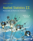 Applied Statistics II: Multivariable and Multivariate Techniques Cover Image