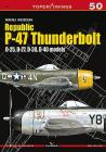 Republic P-47 Thunderbolt: D-25, D-27, D-30, D-40 Models (Topdrawings #7050) By Maciej Noszczak Cover Image