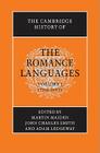 The Cambridge History of the Romance Languages: Volume 1, Structures Cover Image