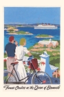 Vintage Journal Couple In Bermuda Travel Poster Cover Image