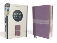 Niv, Giant Print Compact Bible, Leathersoft, Purple, Red Letter Edition, Comfort Print By Zondervan Cover Image
