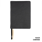 Lsb Giant Print Reference Edition, Paste-Down Black Cowhide Indexed By Steadfast Bibles Cover Image