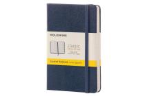 Moleskine Classic Notebook, Pocket, Squared, Sapphire Blue, Hard Cover (3.5 x 5.5) Cover Image