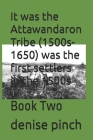 It was the Attawandaron Tribe (1500s-1650) was the first settlers in the 1500s: Book Two Cover Image