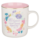 Christian Art Gifts Ceramic Mug for Women New Every Morning - Lamentations 3:22 Inspirational Bible Verse, 14 Oz. By Christian Art Gifts (Created by) Cover Image