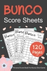 Bunco Score Sheets: Personal Bunco Score Cards for Bunco Dice Game Lovers Score Pads v4 By Loving World Score Sheets Cover Image