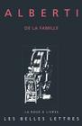 de la Famille (La Roue a Livres) By Leon Battista Alberti, Maxime Castro (Translator), Michel Paoli (Preface by) Cover Image
