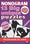 Nonogram Puzzle Books for Adults Mastery Level: Hanjie Picross Griddlers Puzzles Book Cover Image