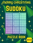 Merry Christmas Sudoku Puzzle Book: Medium Large Print Sudoku Puzzles games Book for Adults with Solutions: Perfect Present for Christmas cards, Easte By Im Mind Journals Cover Image
