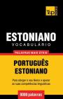 Vocabulário Português-Estoniano - 9000 palavras mais úteis Cover Image