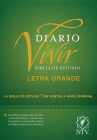 Biblia de Estudio del Diario Vivir Ntv, Letra Grande (Tapa Dura, Letra Roja) Cover Image