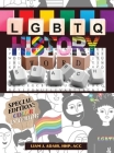 LGBTQ History Word Search: Learn Gay Lesbian Bi Transgender Non-Binary and Queer History in the United States Special Edition Hardcover with Colo By Liam J. Adair Cover Image