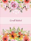 Cornell Notebook: Beauty Pink Book Floral, Note Taking Notebook, Cornell Note Taking System Book, US Letter 120 Pages Large Size 8.5