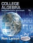 College Algebra: Real Mathematics, Real People Cover Image