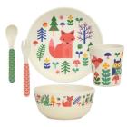 Forest Friends Eco-Friendly Bamboo Dinnerware Set Cover Image
